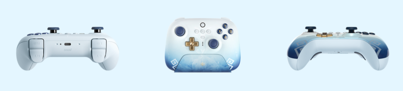 Gamepad for Genshin Impact in the style of Chun Yun. 8BitDo showed a licensed device