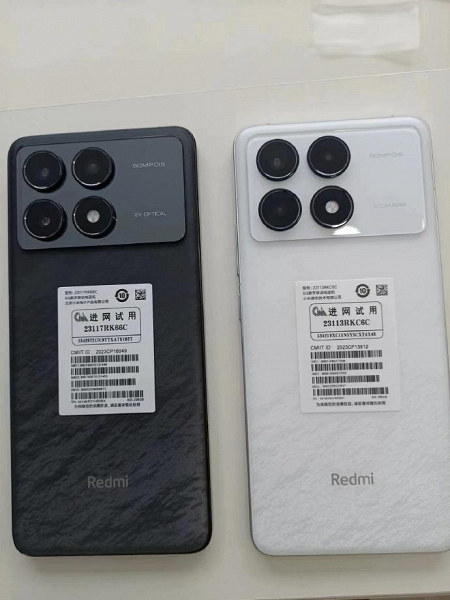 Реальные Redmi K70 и Redmi K70 Pro показали со всех сторон и в рабочем состоянии