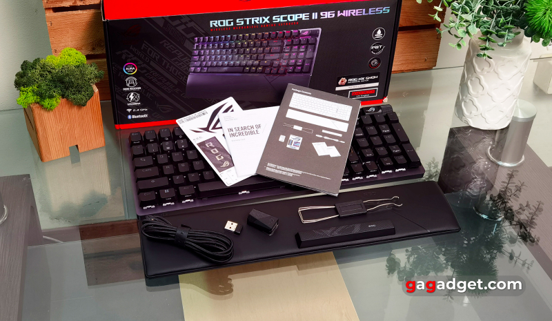 Компактная, но полноразмерная: обзор геймерской клавиатуры ASUS ROG Strix Scope II 96 Wireless