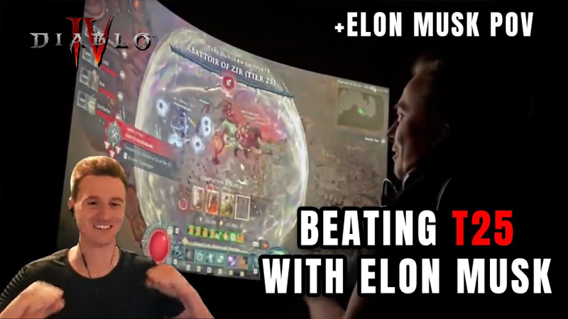 Elon Musk ran a new Diablo 4 dungeon at max level