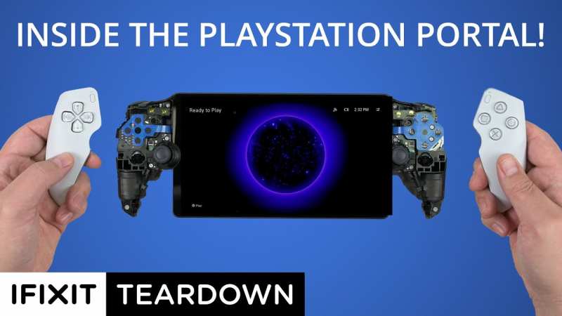 Let&#39;s look at the disassembly of the PlayStation Portal. Eliminating analog stick drift is much easier than with the DualSense