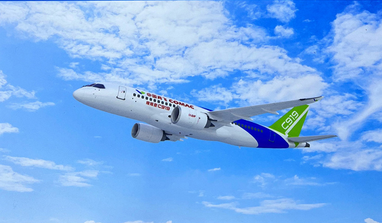 Новые подробности о китайском аналоге Airbus A321. «Растянутый» COMAC C919 получит более мощные двигатели и удлинённое крыло