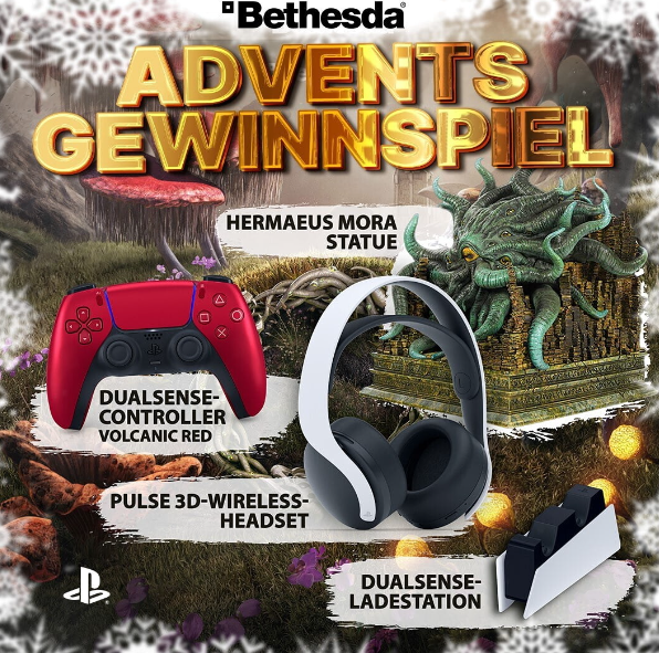 PlayStation and Bethesda teamed up for Christmas. Unexpected collab of German units