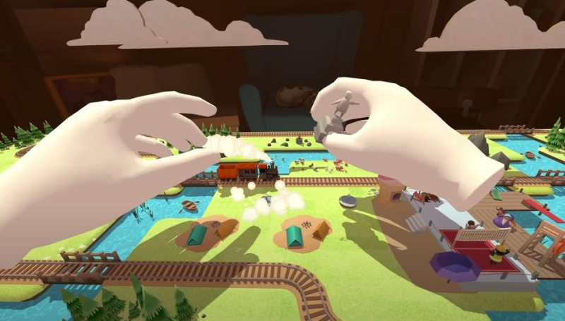 The creators of Superhot presented a game about toy trains Toy Trains