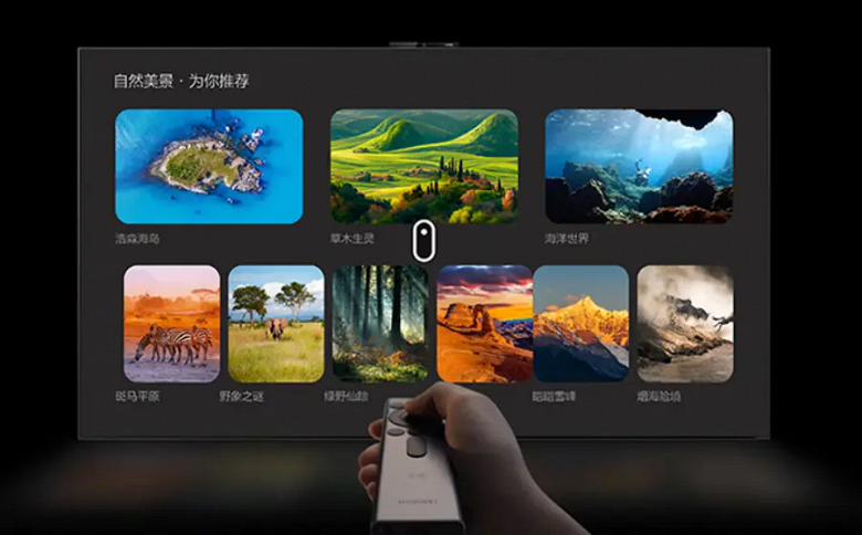 Управление телевизором по принципу лазерной указки. Представлен первый в своём роде пульт дистанционного управления Huawei