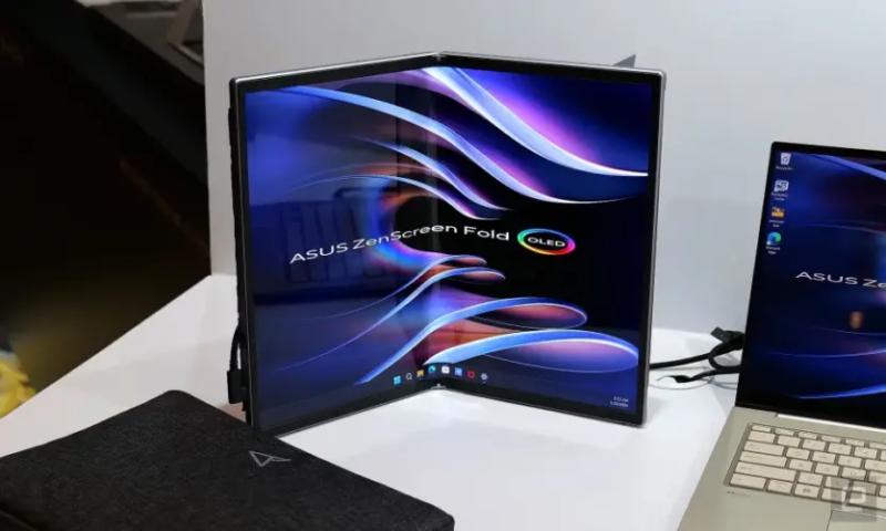 ASUS ZenScreen Fold OLED MQ17QH – первый в мире портативный монитор с гибкой OLED-панелью по цене $2000