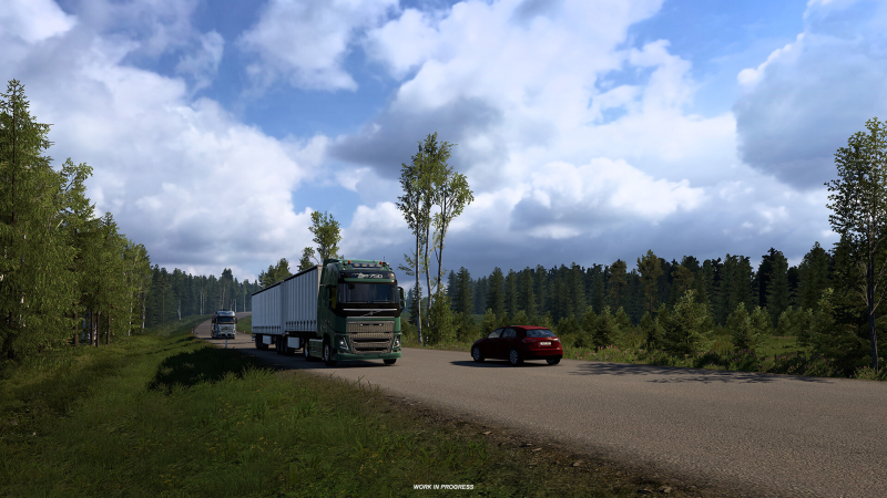 Euro Truck Simulator 2 will receive a northern addition: first look at Nordic Horizons