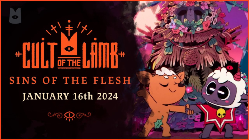 They&#39;re actually going to add sex to Cult of the Lamb. The Sins of the Flesh update received a trailer and release date