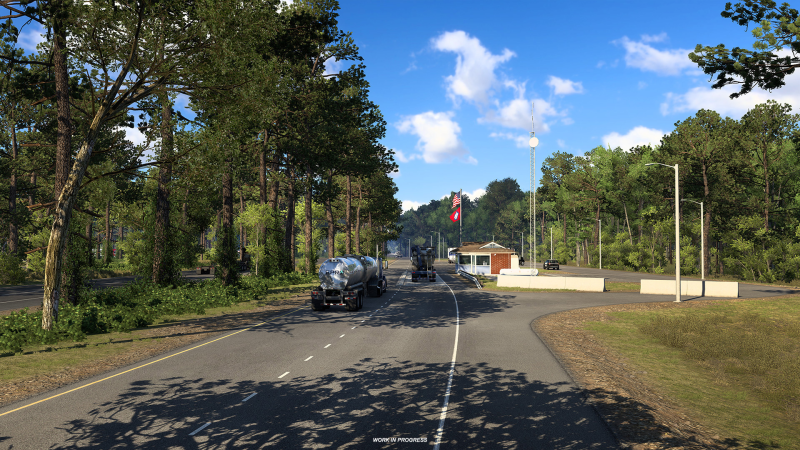 Arkansas Parking and Recreation Areas in American Truck Simulator: New Add-on Screenshots