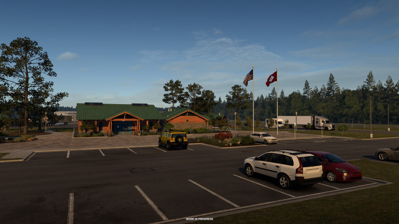 Arkansas Parking and Recreation Areas in American Truck Simulator: New Add-on Screenshots