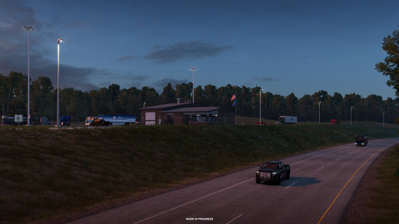 Arkansas Parking and Recreation Areas in American Truck Simulator: New Add-on Screenshots