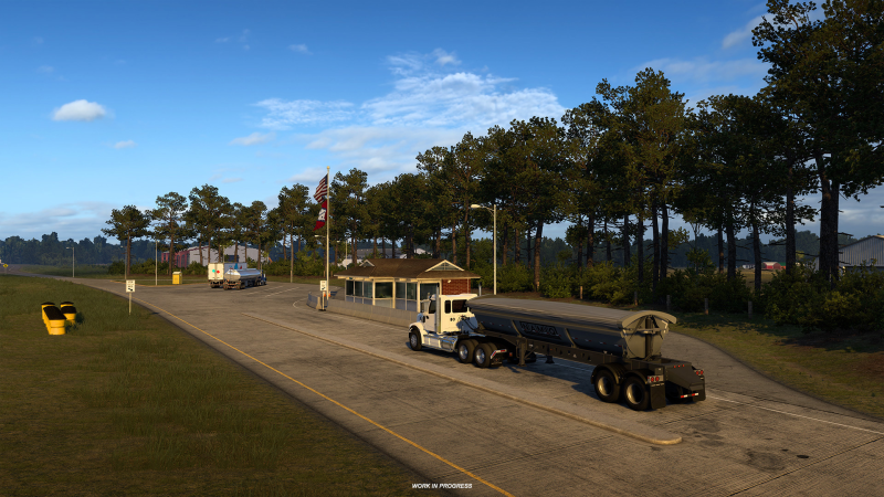 Arkansas Parking and Recreation Areas in American Truck Simulator: New Add-on Screenshots