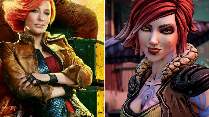 "Old Lilith" in the Borderlands movie teaser. Fans did not appreciate the aged characters