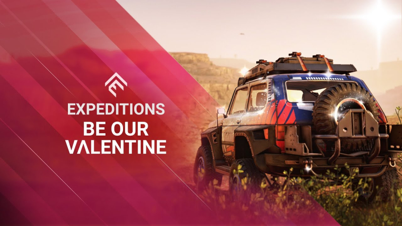 "Peak of Pleasure" The developers of the simulator Expeditions: A MudRunner Game congratulate you on Valentine&#39;s Day