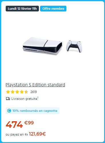 PS5 Slim discount confirmed in France. The informant is sure that other European countries are next in line