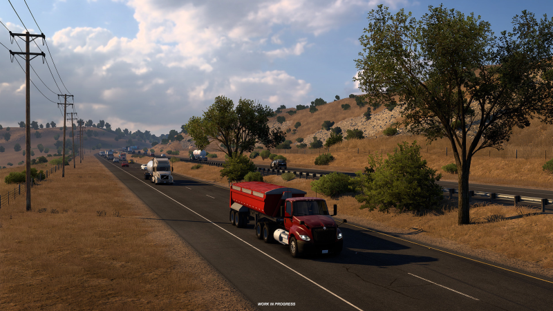 The authors of American Truck Simulator are celebrating the game&#39;s 8th birthday. New screenshots of the California remake have appeared