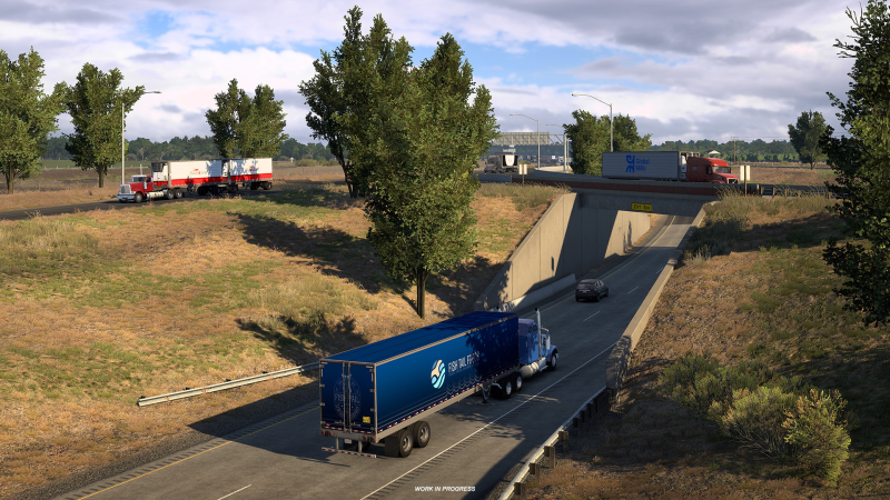 The authors of American Truck Simulator are celebrating the game&#39;s 8th birthday. New screenshots of the California remake have appeared