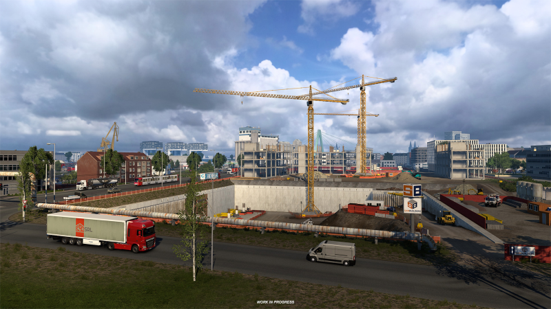 Tour of the updated cities in Euro Truck Simulator 2: new screenshots of the remake of Germany