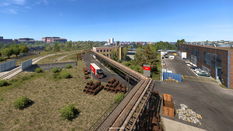 Tour of the updated cities in Euro Truck Simulator 2: new screenshots of the remake of Germany