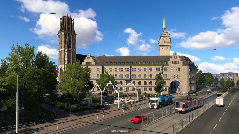 Tour of the updated cities in Euro Truck Simulator 2: new screenshots of the remake of Germany