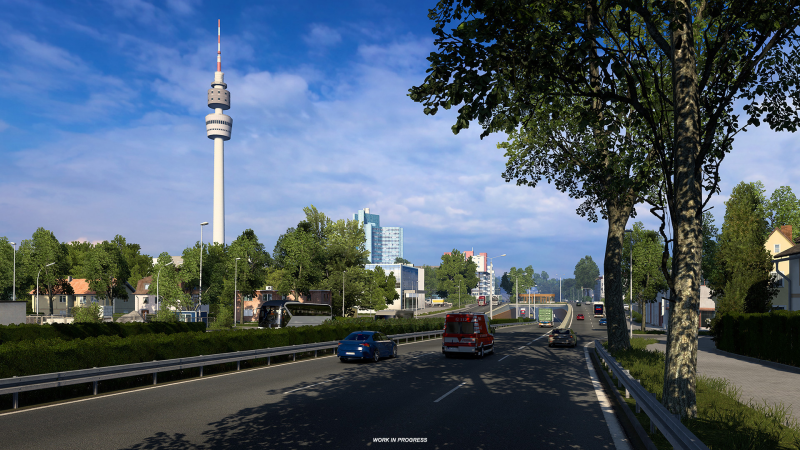 Tour of the updated cities in Euro Truck Simulator 2: new screenshots of the remake of Germany