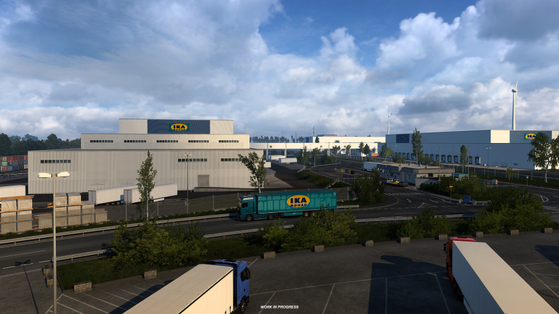 Tour of the updated cities in Euro Truck Simulator 2: new screenshots of the remake of Germany