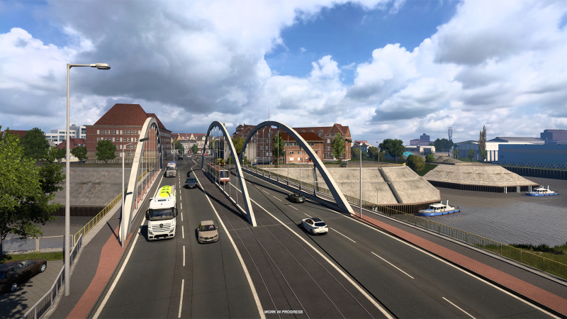 Tour of the updated cities in Euro Truck Simulator 2: new screenshots of the remake of Germany