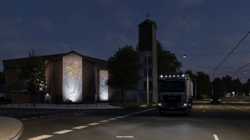 Tour of the updated cities in Euro Truck Simulator 2: new screenshots of the remake of Germany