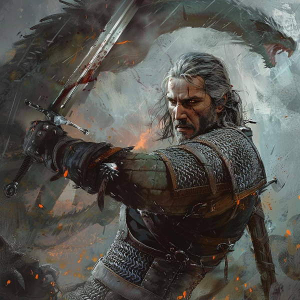 “Johnald of Rivia”: Keanu Reeves was presented as Geralt from The Witcher using AI