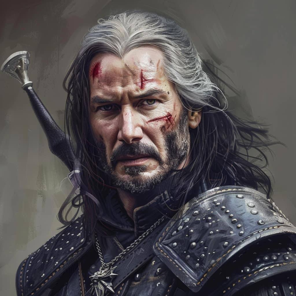 “Johnald of Rivia”: Keanu Reeves was presented as Geralt from The Witcher using AI