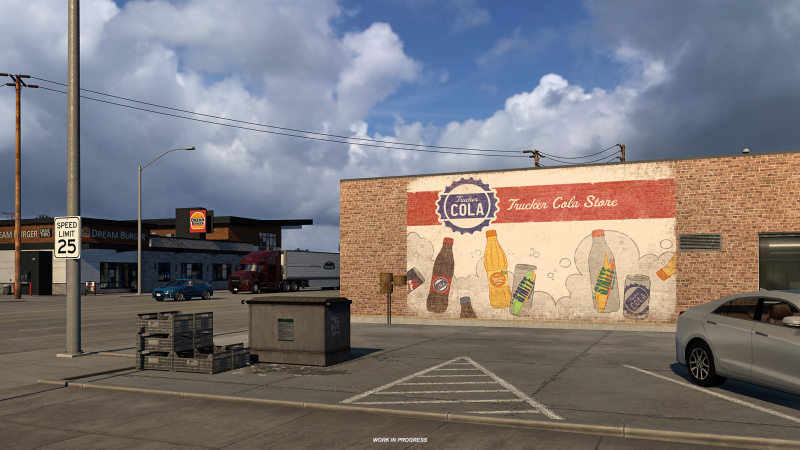 Nebraska street art in American Truck Simulator: new screenshots of the ATS add-on