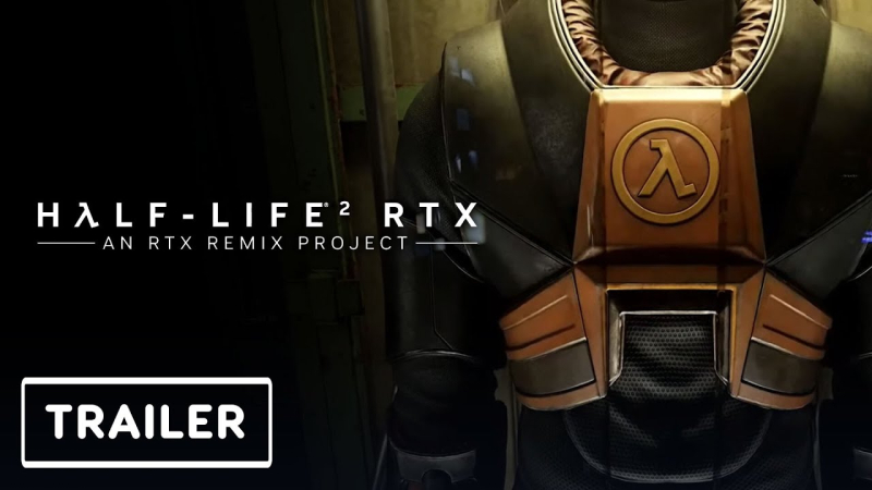 The authors of the Half-Life 2 RTX remaster showed an updated gravity gun, plaster, a car and a burnt NPC