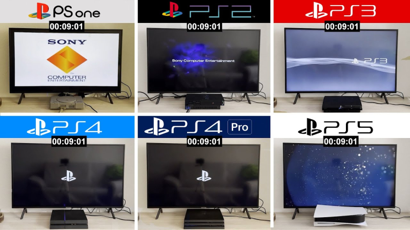 The legendary PlayStation 1 has overtaken the PS5 with SSD. The blogger staged a race between Sony consoles and checked which one would load the start screen faster