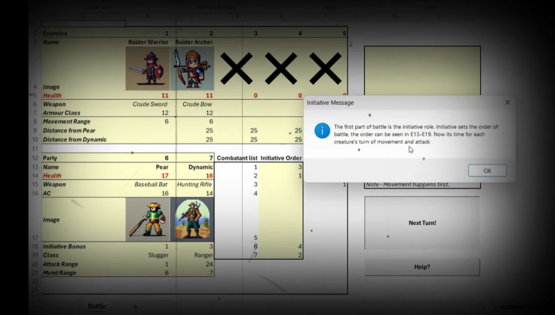 A new Fallout has been created - unofficially and in Excel