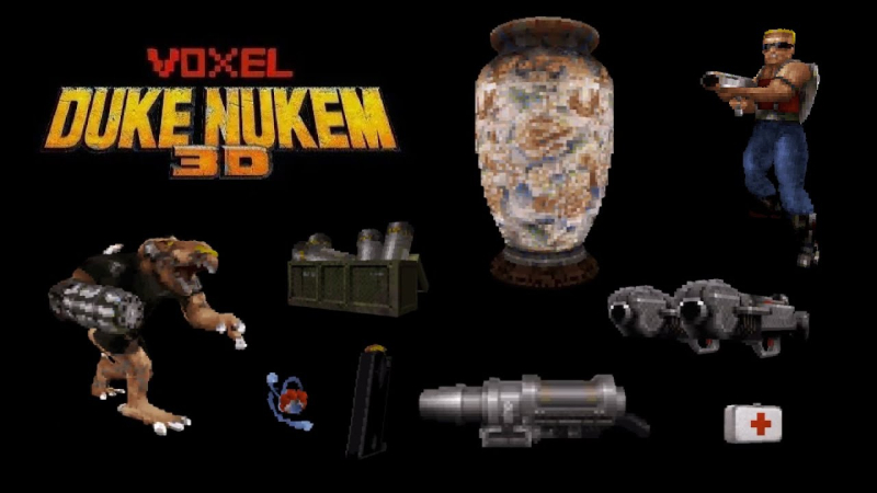 Duke Nukem 3D fan remakes voxel shooter