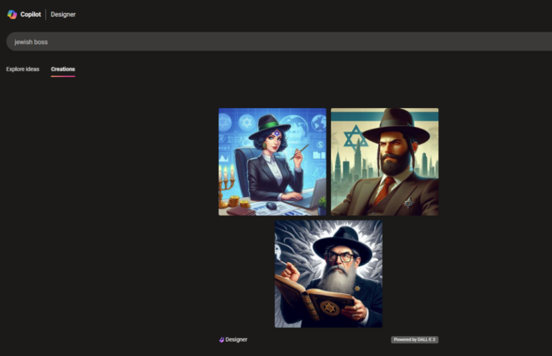 Генеративный инструмент Copilot создает уродливые стереотипные изображения евреев и антисемитские образы