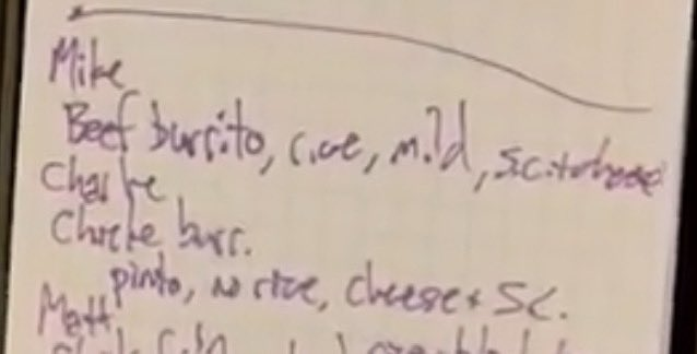 Instead of Fallout New Vegas 2, fans found a burrito order. Josh Sawyer showed off his notebooks, accidentally creating an "emotional swing"