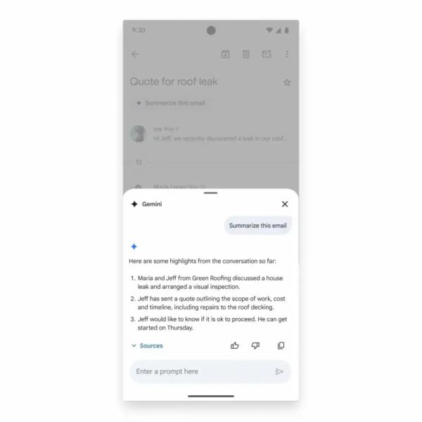 Gemini будет интегрирован с Calendar, Tasks и Keep, а мобильный Gmail получит 3 новые функции искусственного интеллекта