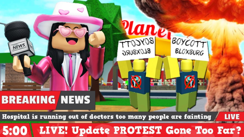 Kids on Roblox are protesting against communism, which has destroyed the economy of the life simulator Bloxburg. Pogroms began