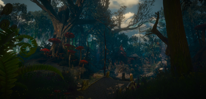 The author of The Witcher 3 showed the original version of the Blood and Wine DLC location and released a modification for research