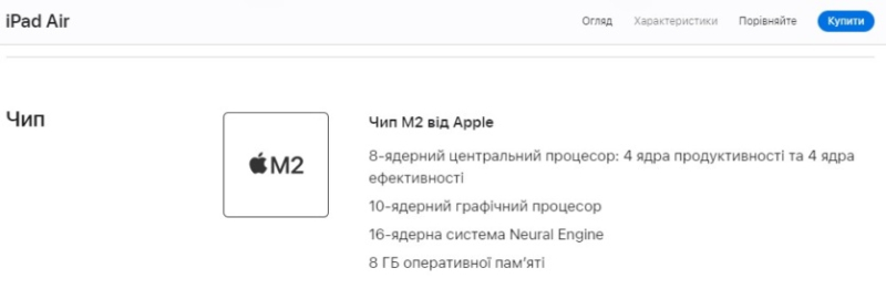 Apple ложно рекламировала новый iPad Air с чипом M2, утверждая о 10 ядрах GPU. Теперь говорит, что их 9