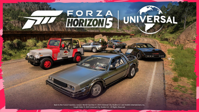 Back to the Future in Forza Horizon 5. Iconic Movie Cars and More