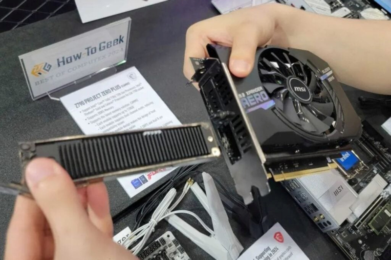 Это не видеокарта: MSI показала расширитель M.2 Xpander-Aero Slide для двух SSD PCIe 5.0 с горячей заменой