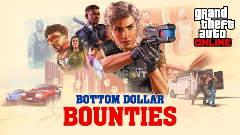 GTA 5 Online will increase the timer for sales missions and launch bounty hunts. Rockstar unveils Bottom Dollar Bounties update