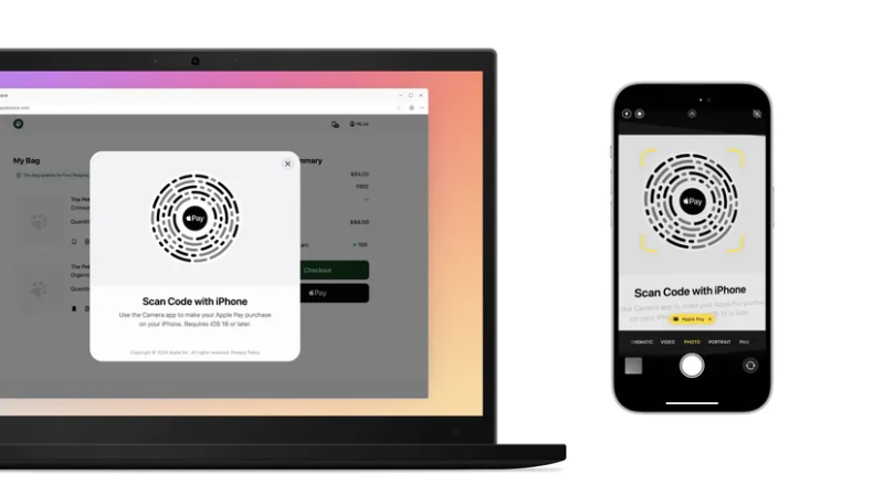 iOS 18 позволит платить через Apple Pay в сторонних браузерах на Mac и на ПК с Windows