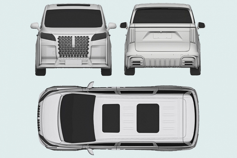Китайская роскошь поедет по российским дорогам. В России запатентовали 487-сильный полноприводный минивэн Wey 80, и сразу в ограниченной версии Co-Creation