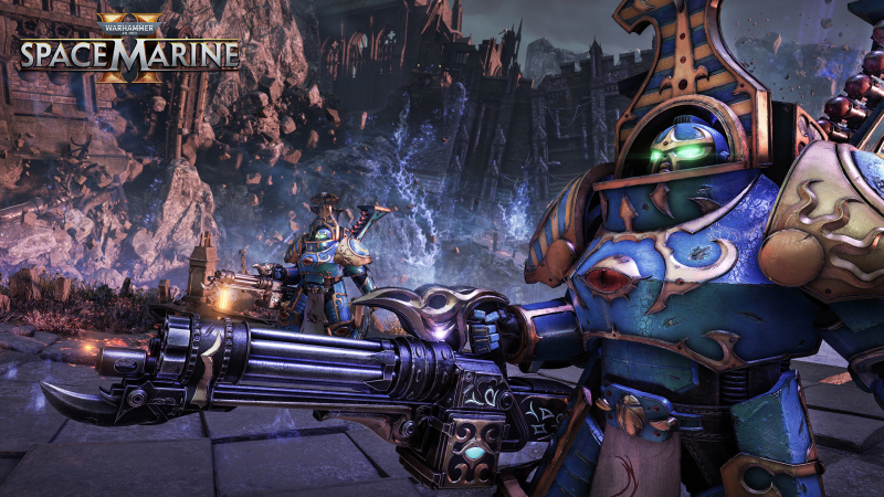 New screenshots of Warhammer 40,000 Space Marine 2. Saber Interactive showed chaosites