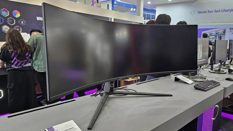 Полное погружение: Cooler Master показала 57″ изогнутый игровой монитор VA Mini-LED с изогнутым экраном